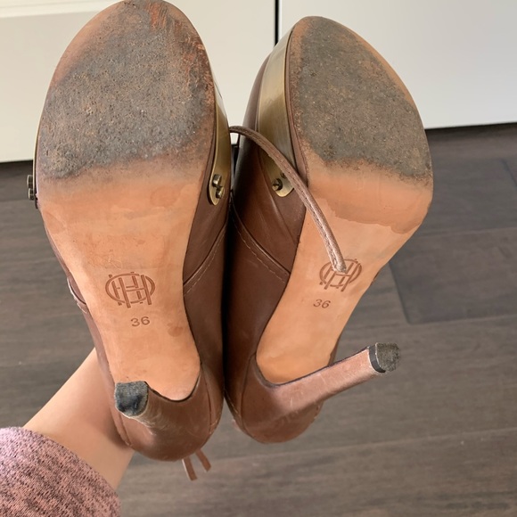 HH leather platform heels - Picture 5 of 5